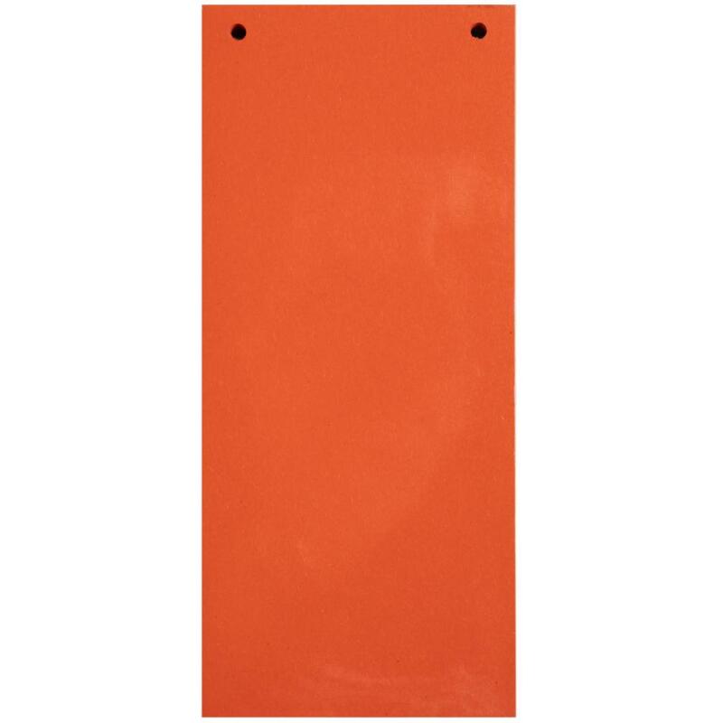 Paquet 100 fiches intercalaires horizontales unies perforées Forever - 105x240mm