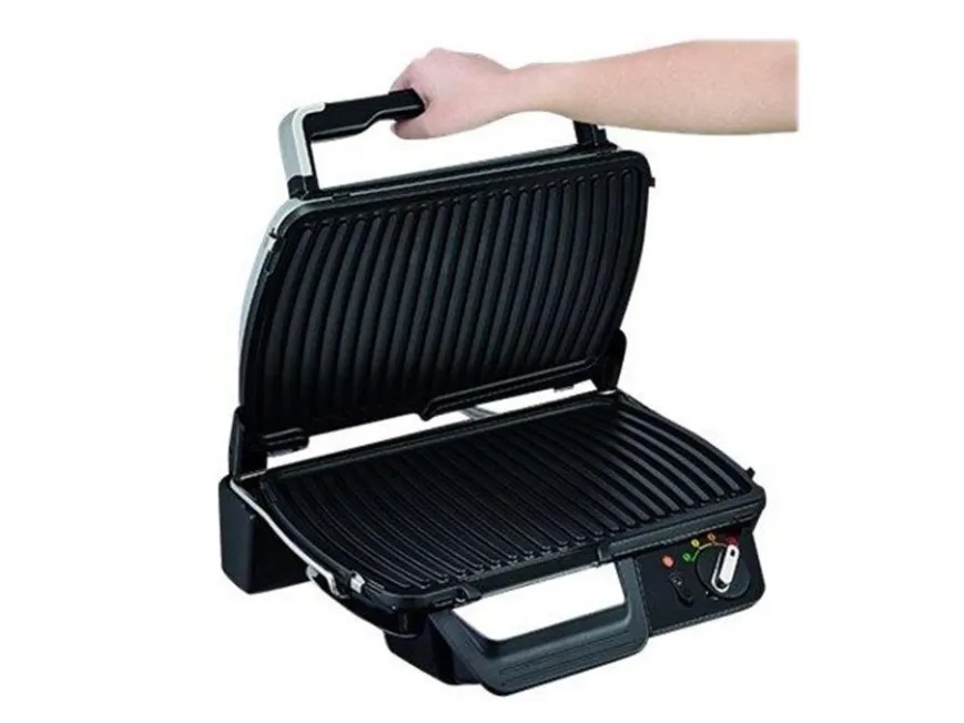 Tefal SuperGrill GC461B34 - Grill - elektrisk - 800 cm2 - sort/ sølv