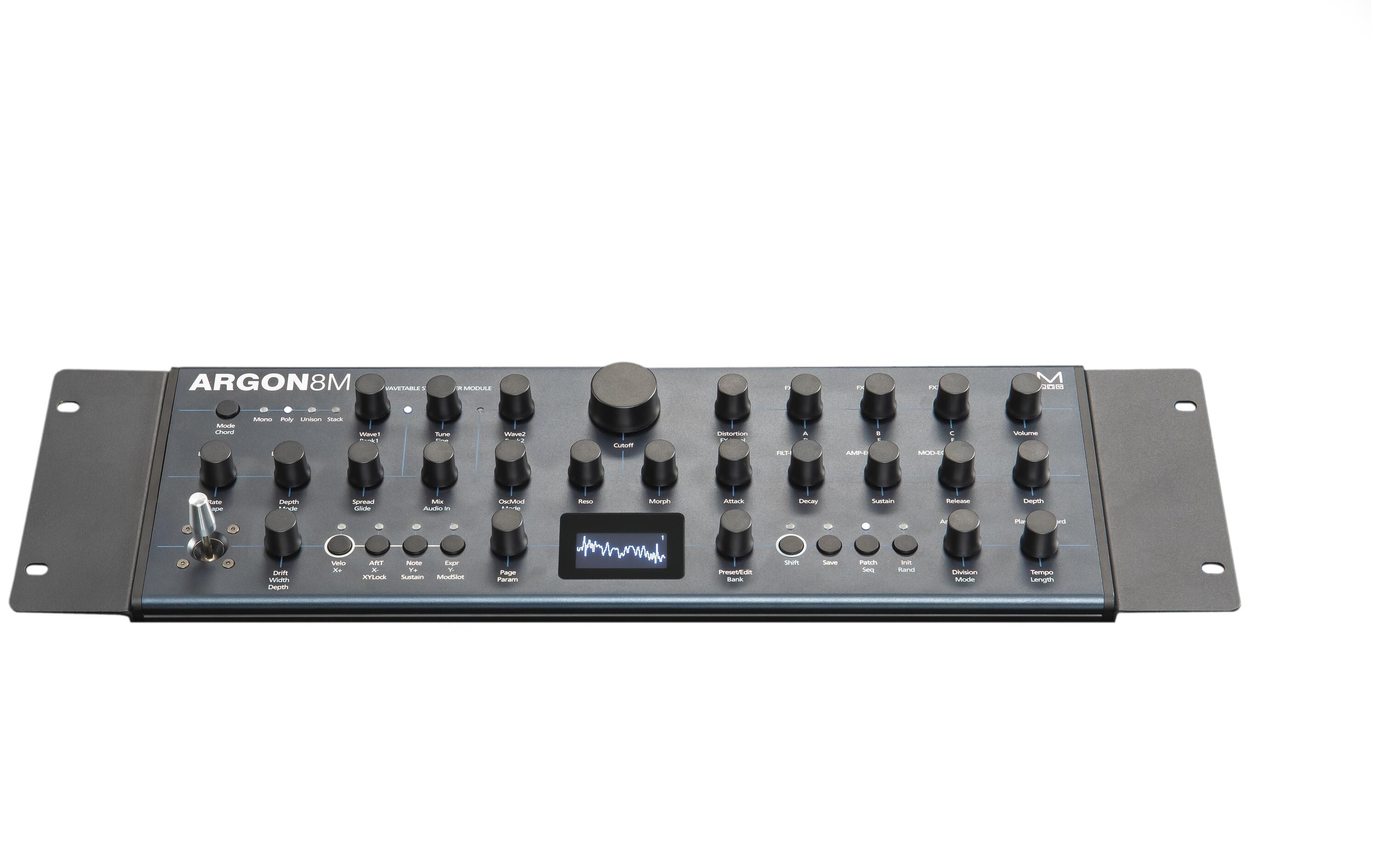 Synthesizer Argon8M<br>8-stimmiger Wavetable-Synthesizer