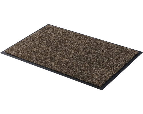 Op maat gemaakte Proper Tex bruine deurmat, 120 cm breed (per meter verkocht)