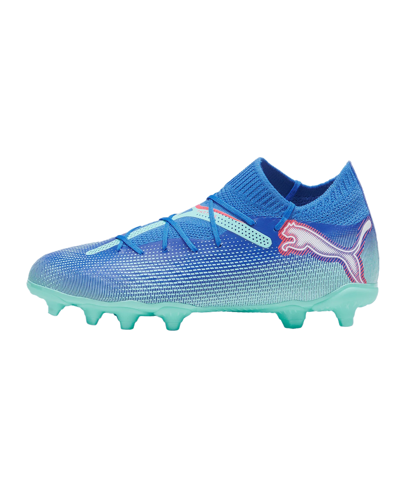 PUMA FUTURE 7 Pro FG/AG Formula Jr Kids Blau Weiss F01