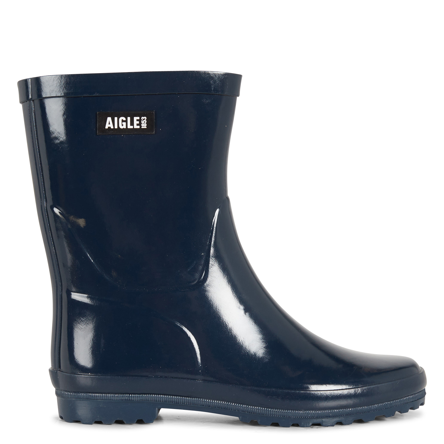 ELIOSA - Bottes de pluie vernis crantées | Bleu