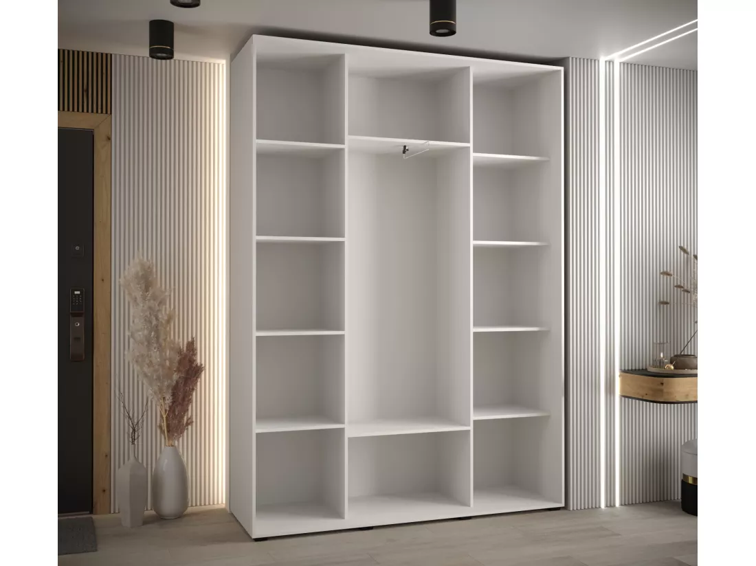 ARMOIRE DAVOS 12 À PORTES COULISSANTES 235,2/160/45 3 portes