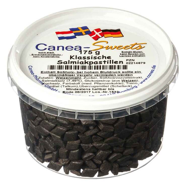 Klassische Salmiakpastillen, 175 g