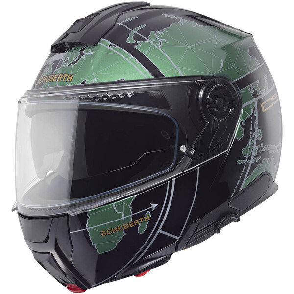 Schuberth - Casque C5 Globe Noir / Vert / Brillant