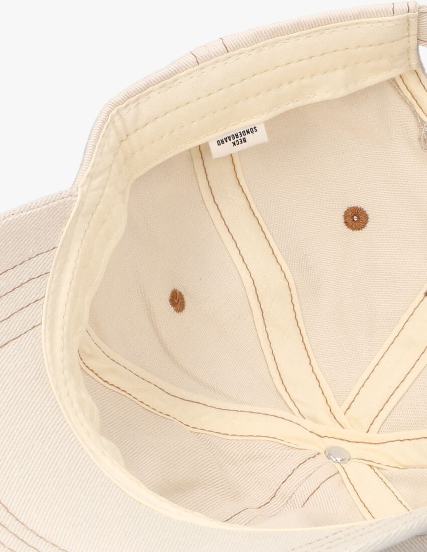 BECKSONDERGAARD witte becksondergaard pet solid cap