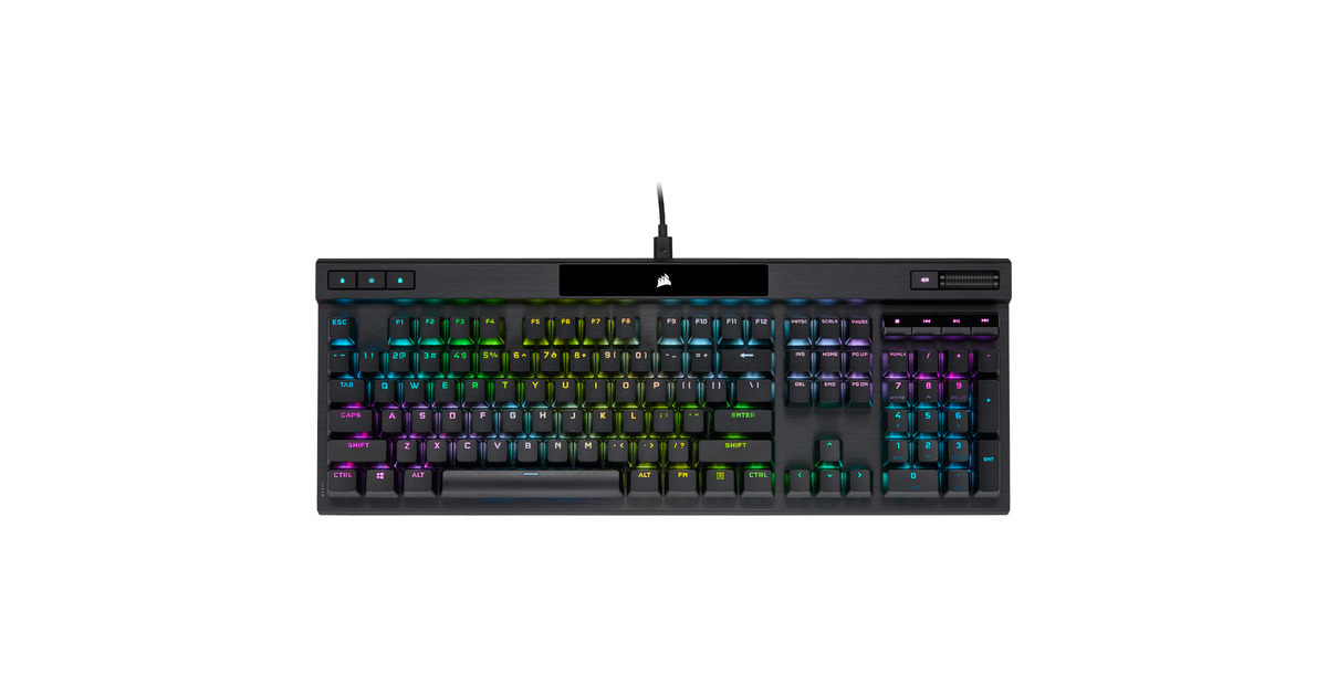 CorsairK70 RGB PRO Mechanical Gaming Keyboard  (Zwart, US lay-out, Cherry MX Speed Silver, RGB leds, PBT double-shot)
