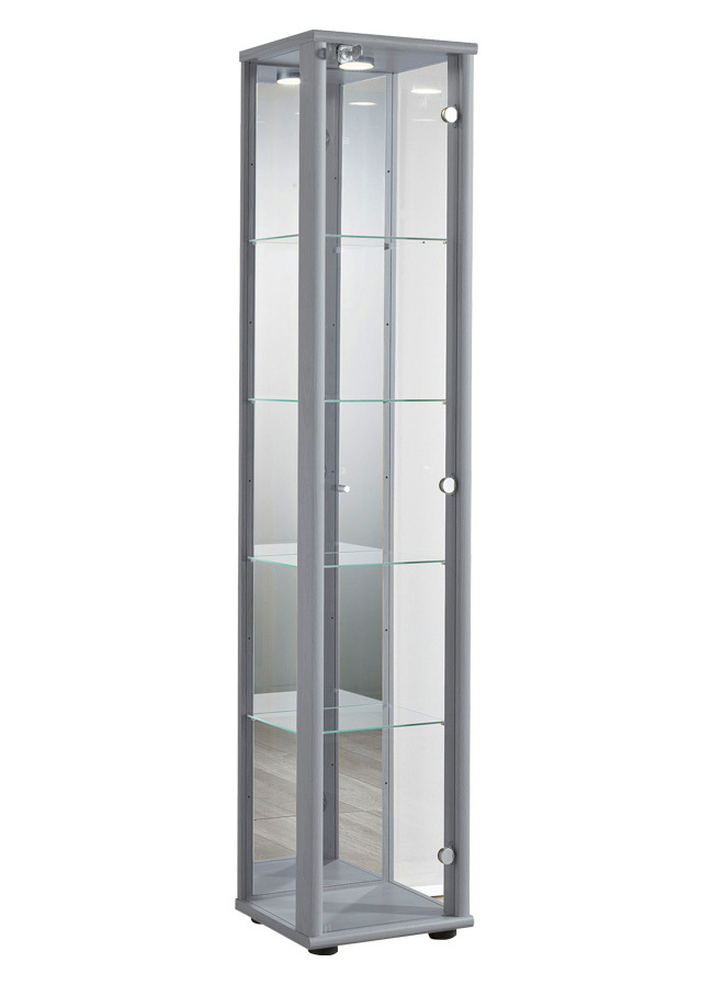 Vitrine, 1-türig, mit LED-Beleuchtung