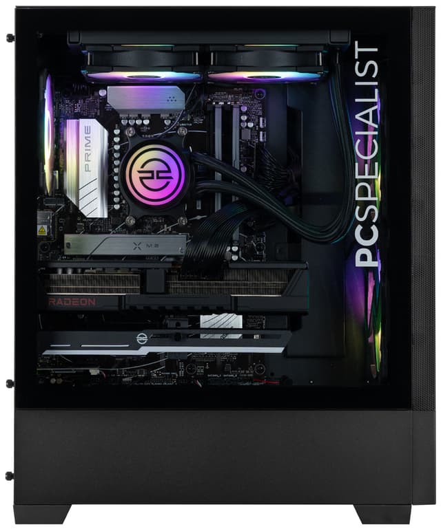PCSpecialist Prime 505 R7-7X3D/32/1TB/RX9070XT stationær gaming computer