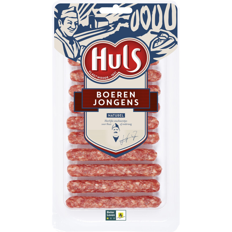 Huls Snack worstjes naturel