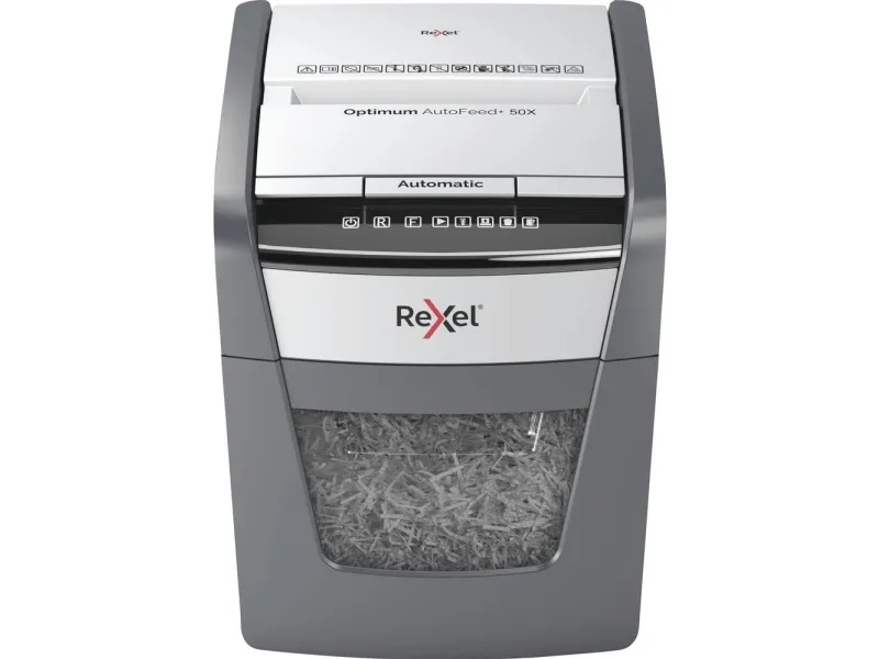 Makulator Rexel Optimum AutoFeed  50X krydsmakulering 4x28 mm (P-4)
