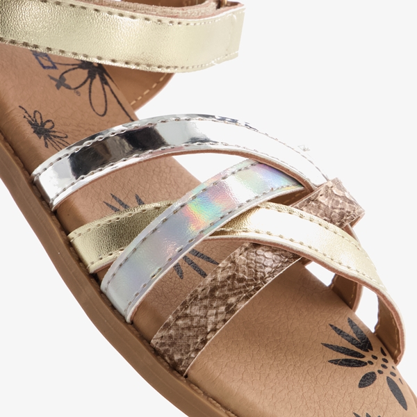 Blue Box meisjes sandalen goud/zilver