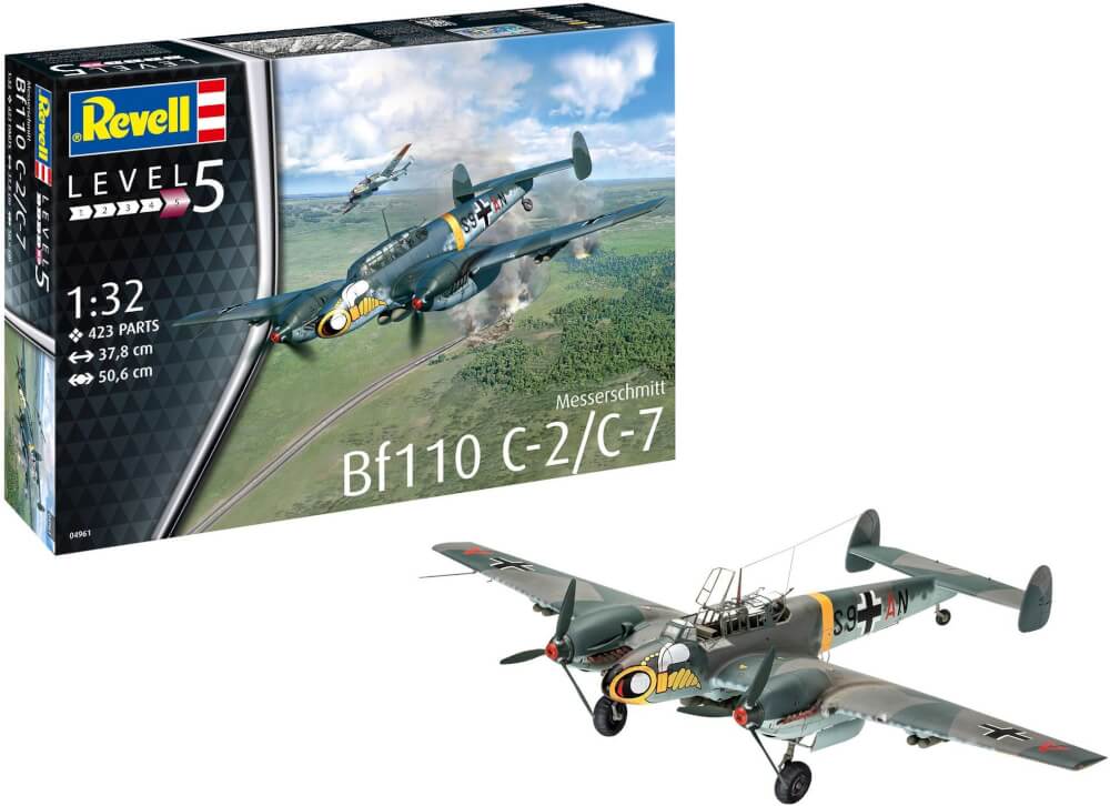 Messerschmitt Bf110 C-2/C-7, Revell Modellbausatz