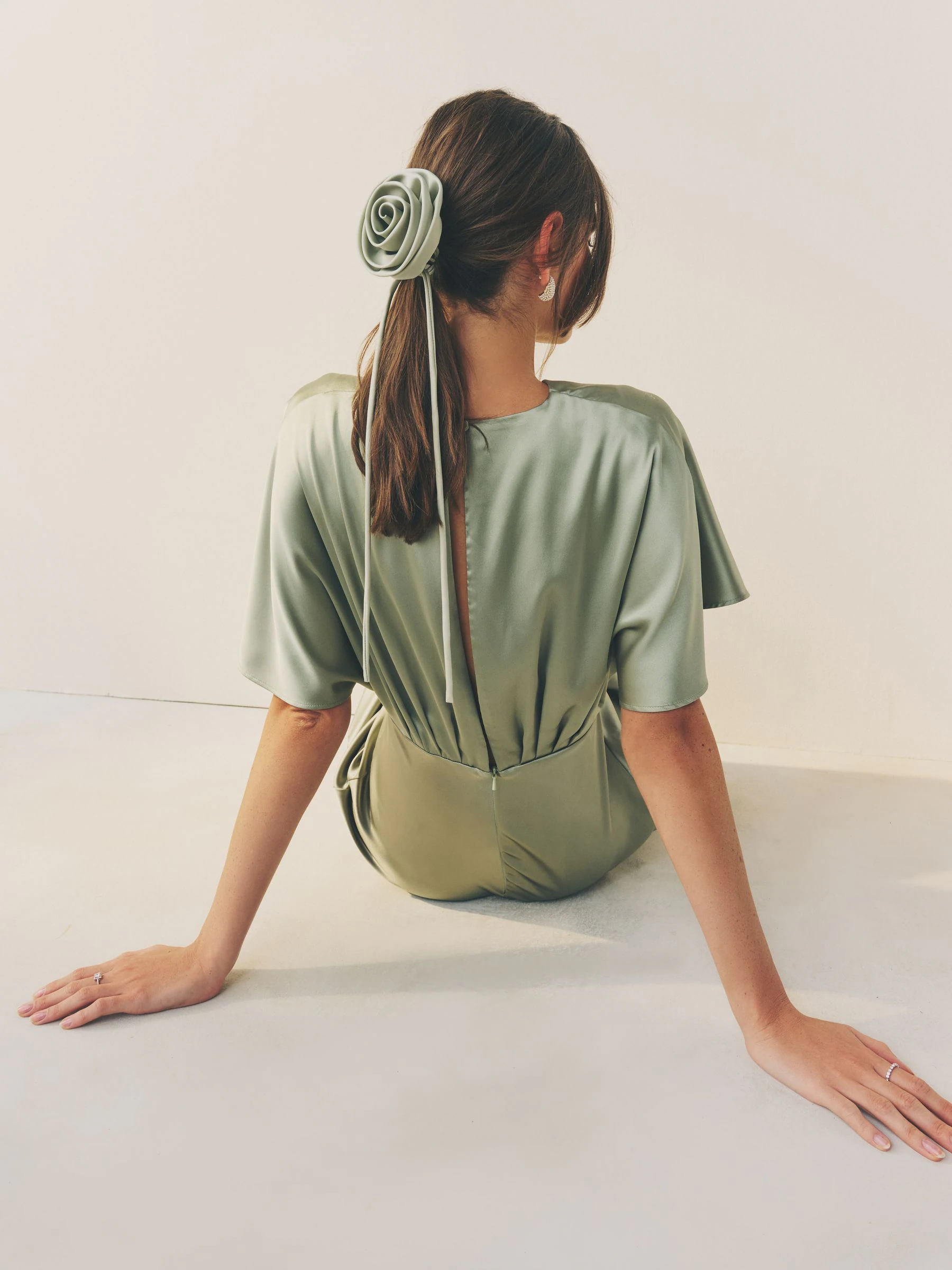 Groen - Corsage Hair Tie