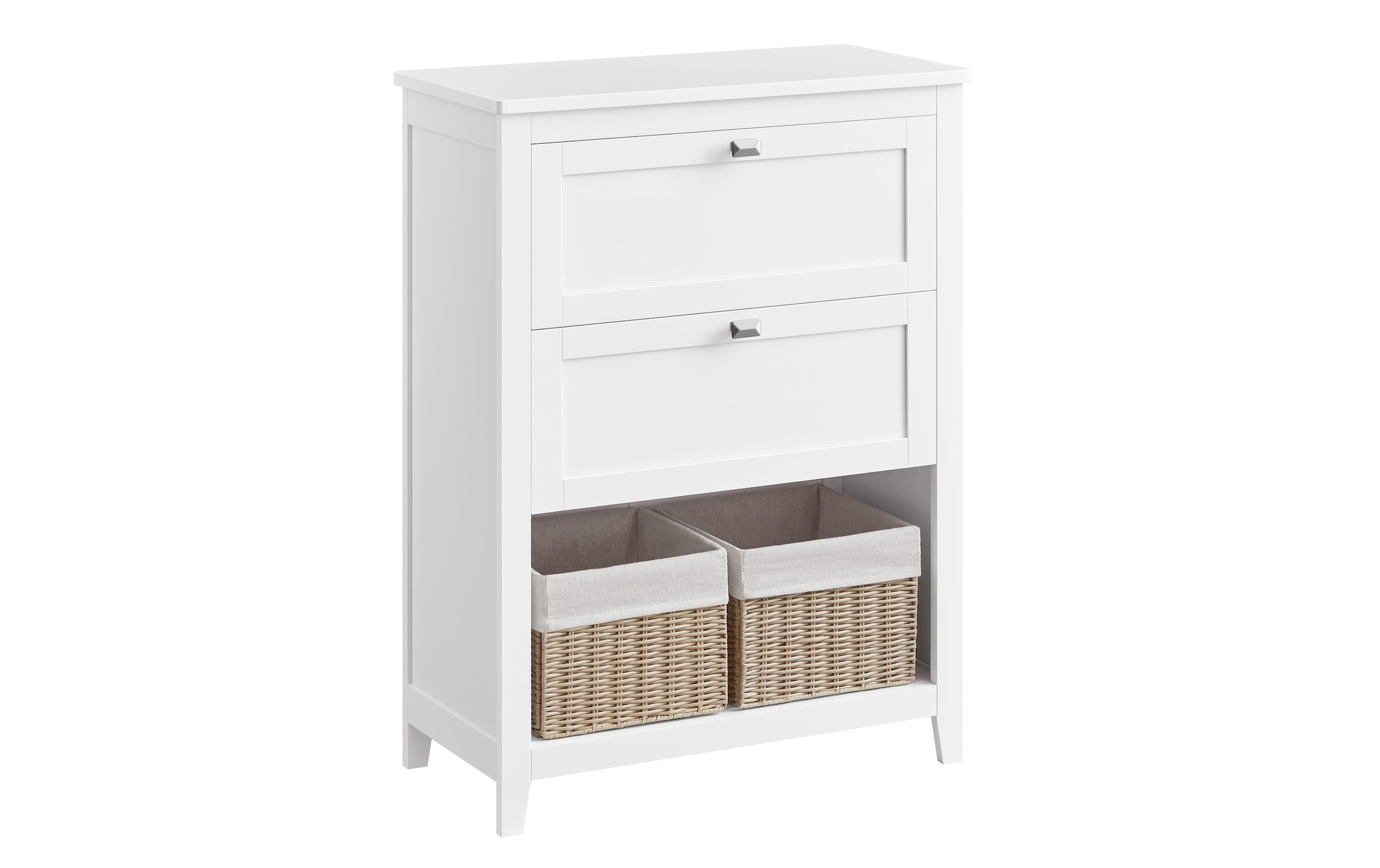 VASAGLE Mehrzweckschrank »VASAGLE Badezimmer-Schrank 30 x 80 cm, Weiss«