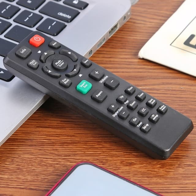 Udskiftning af fjernbetjening til BENQ projektor