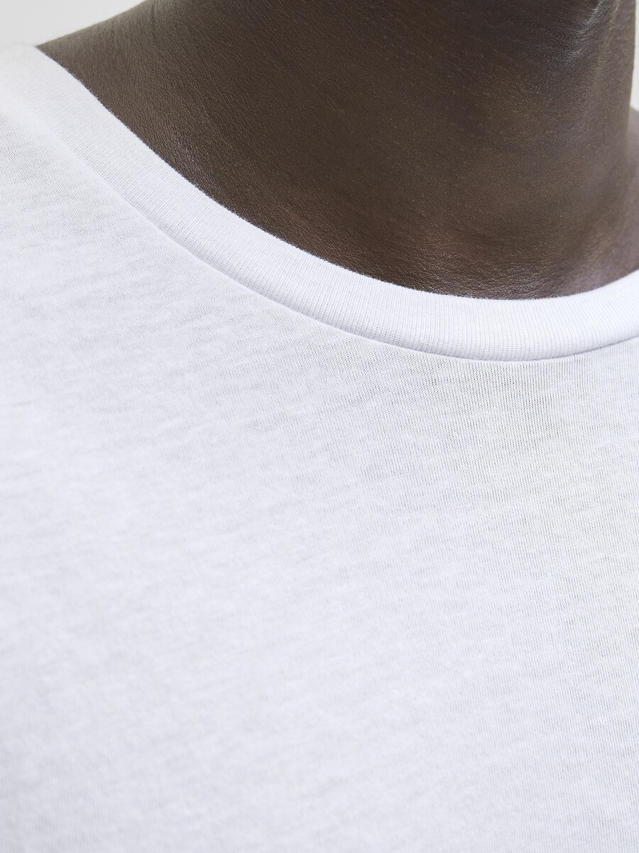 JACK & JONES<br>Camiseta de gola redonda com logotipo