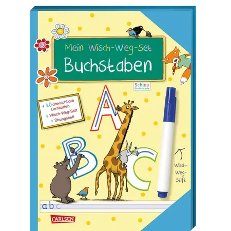 Carlsen Verlag Schlau für die Schule: Mein Wisch-Weg-Set: Buchstaben