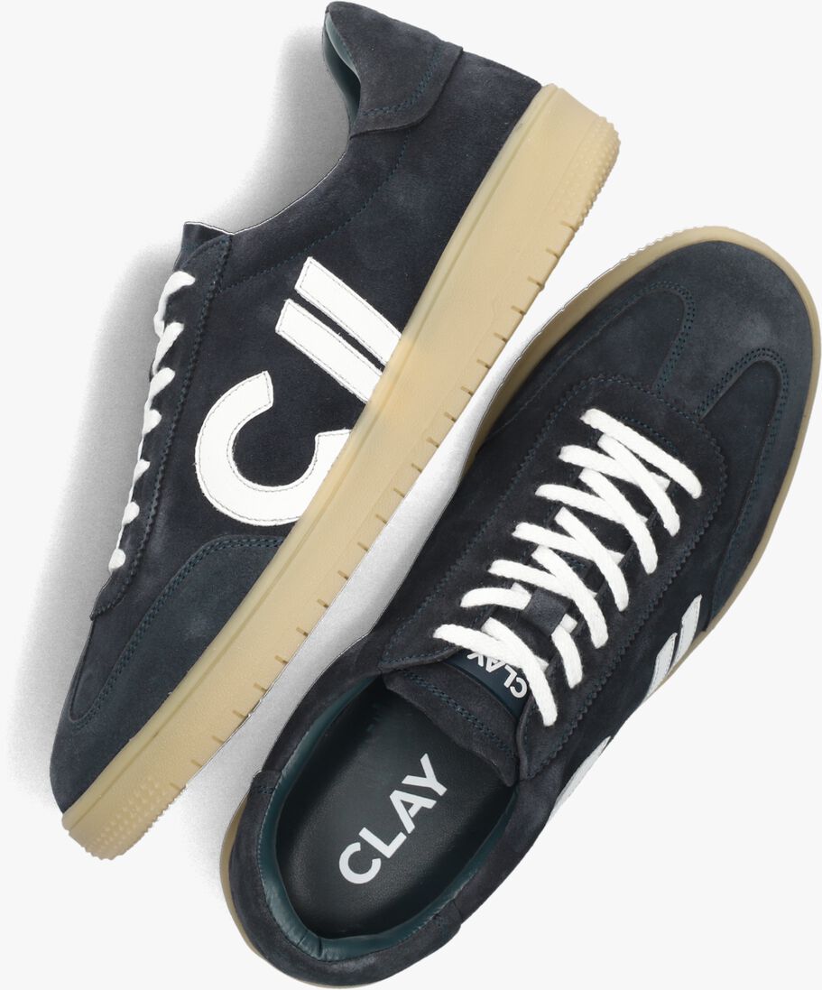 CLAY blauwe clay lage sneakers cl124h251