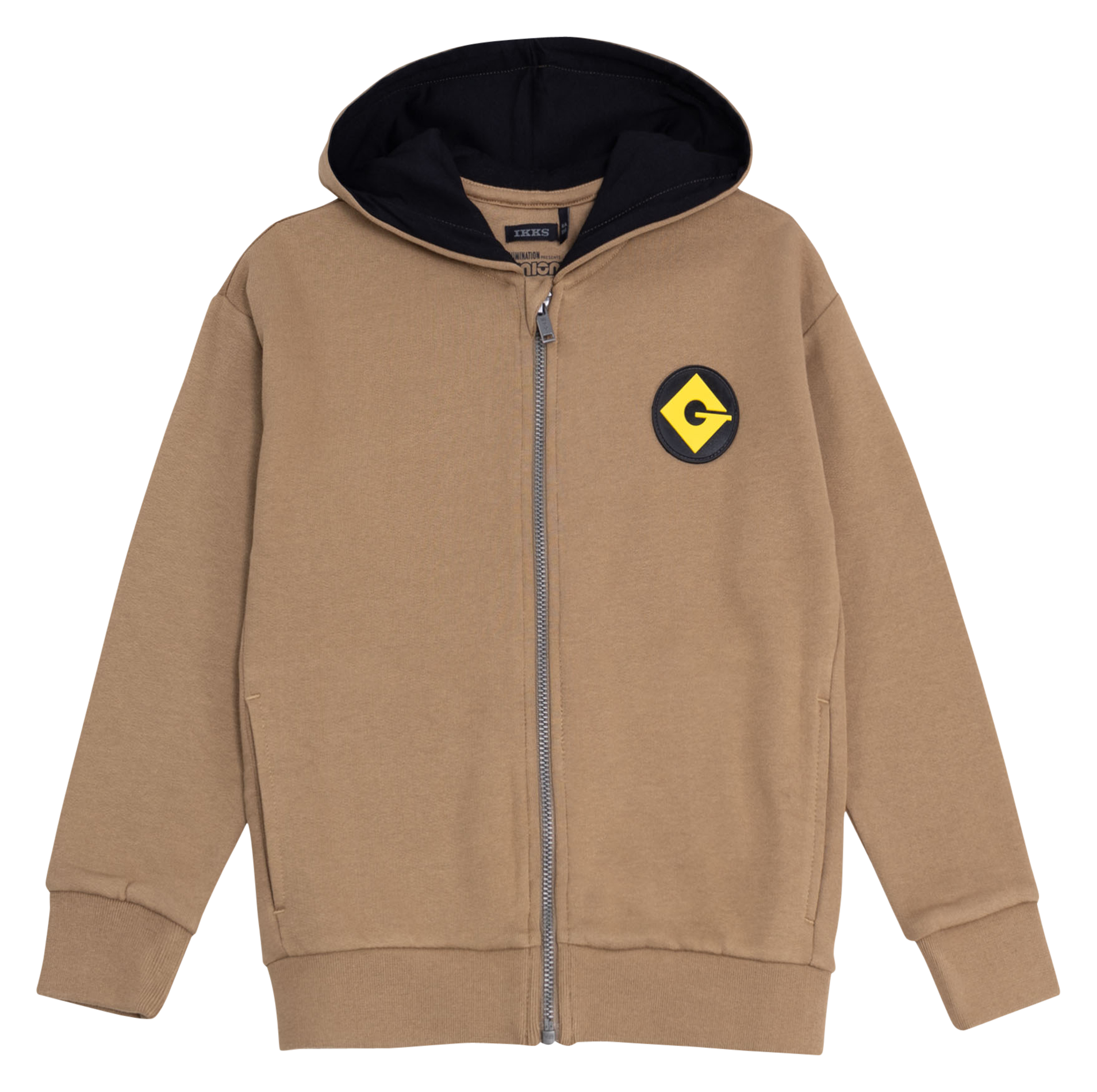 Cardigan à capuche en coton MINIONS | Marron