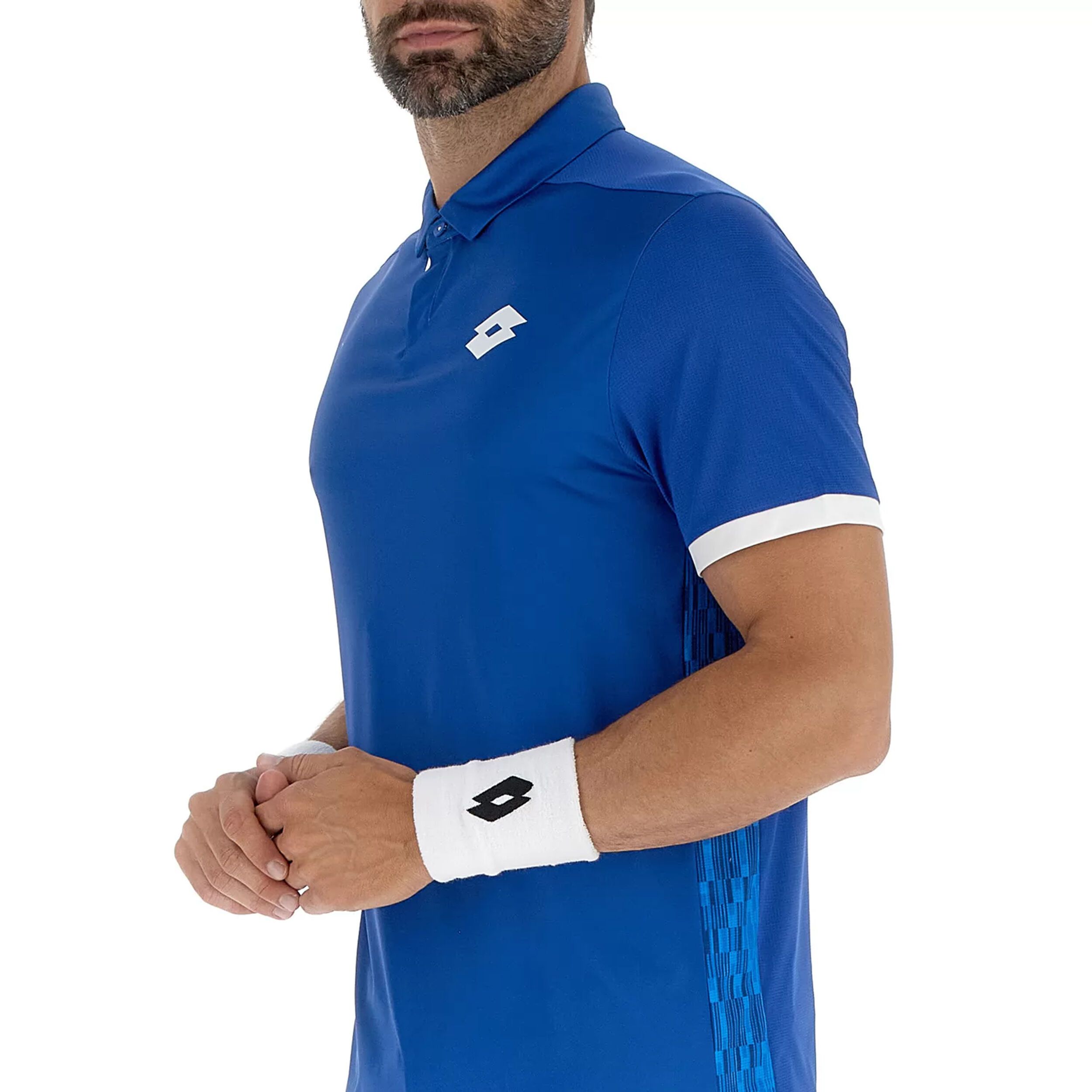 Lotto Tech IV D3 Polo Hommes - Bleu Foncé