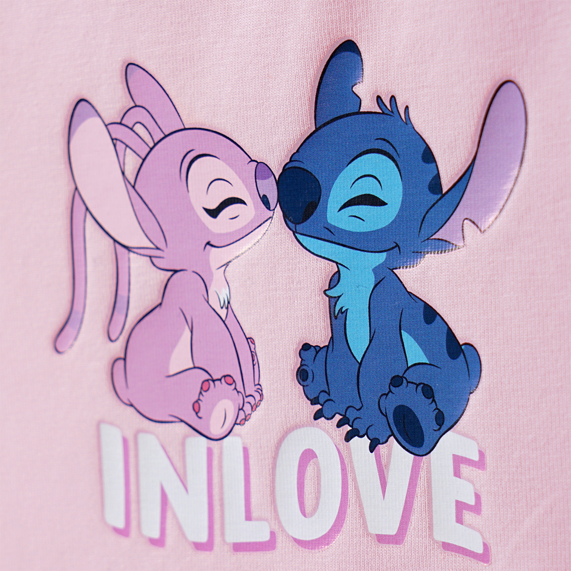 Topolino 2 Disney Stitch Unterhemden im Set hellblau / rosa