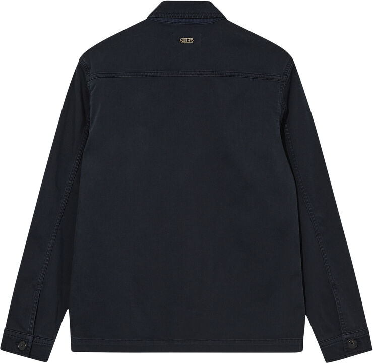Mos Mosh Gallery MMGMatteo Soft Overshirt Navy