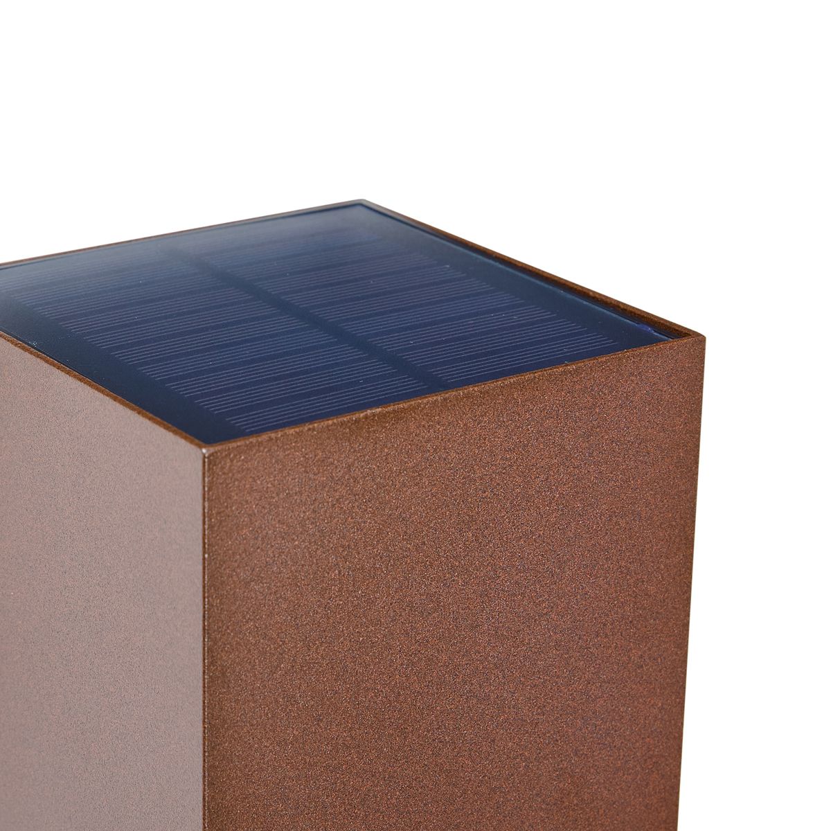Buiten wandlamp roestbruin incl. LED IP65 met dimlicht en solar - Charlene