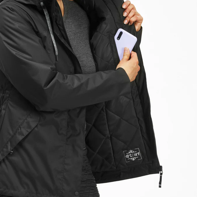 Decathlon Quechua - Jaqueta de inverno impermeável para caminhadas Quechua feminina - SH500 - -10°C