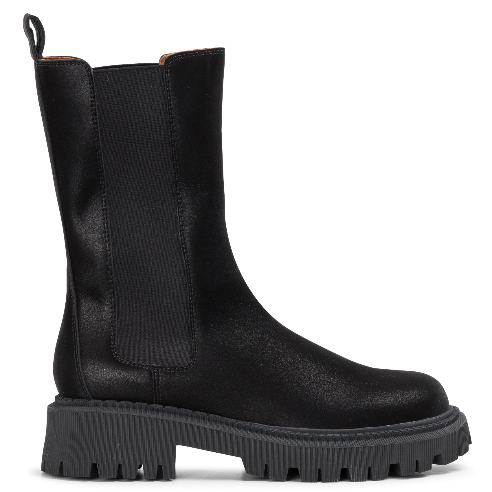 CRIMSON - Bottines chelsea en cuir| Noir