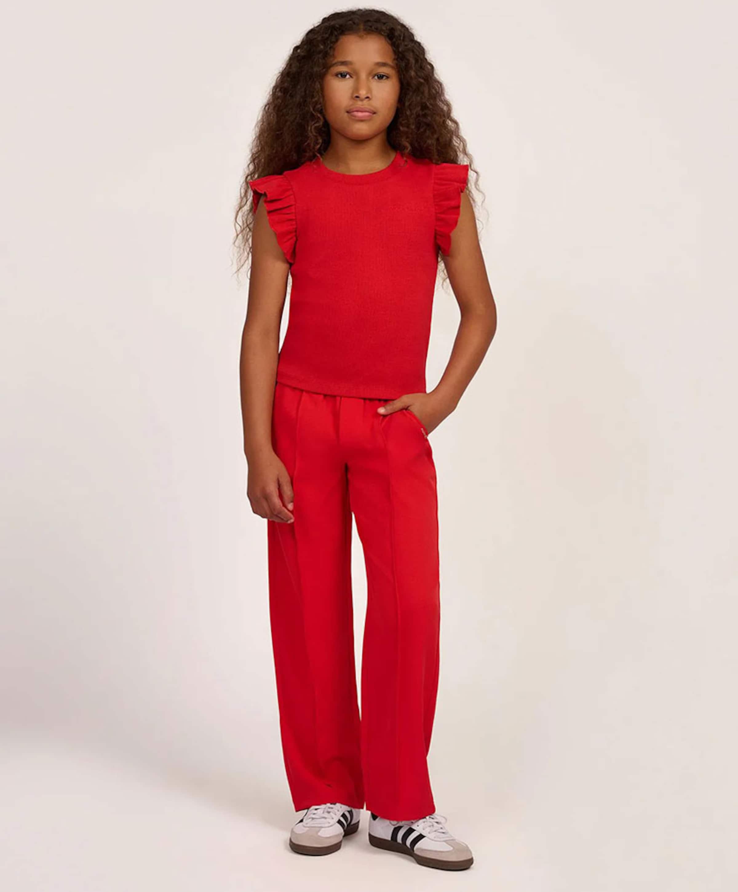 NIK & NIK Weva Pants meisjes broek rood