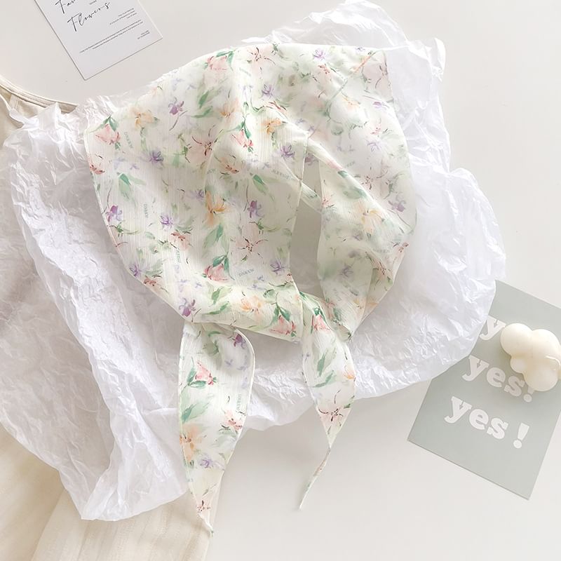 Frior - Bandana met bloemenprint (verschillende ontwerpen)