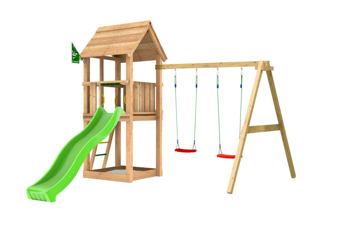 Jungle Gym Club legetårn m/gyngemodul