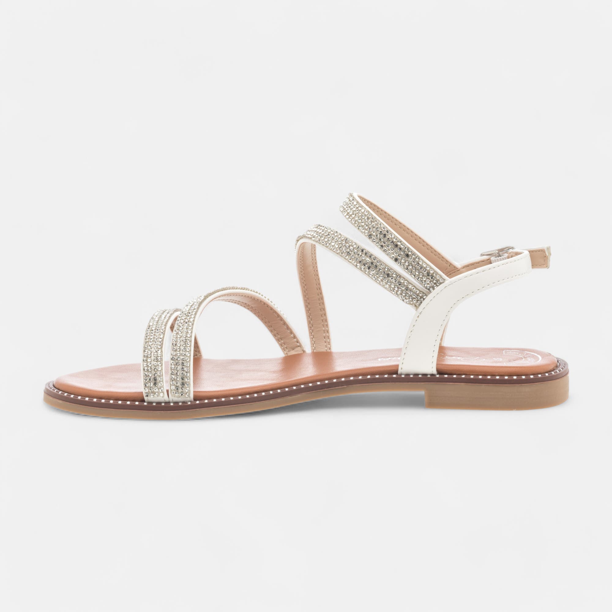 Nu-pieds Femme blanc
