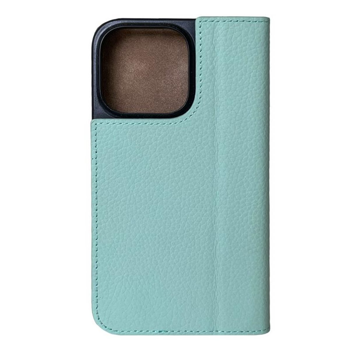 iPhone 15 Pro Max Echtleder Book Case Tasche Flip Cover Hand Made (MARCIP15PROMAX-M06) - Cockatoo