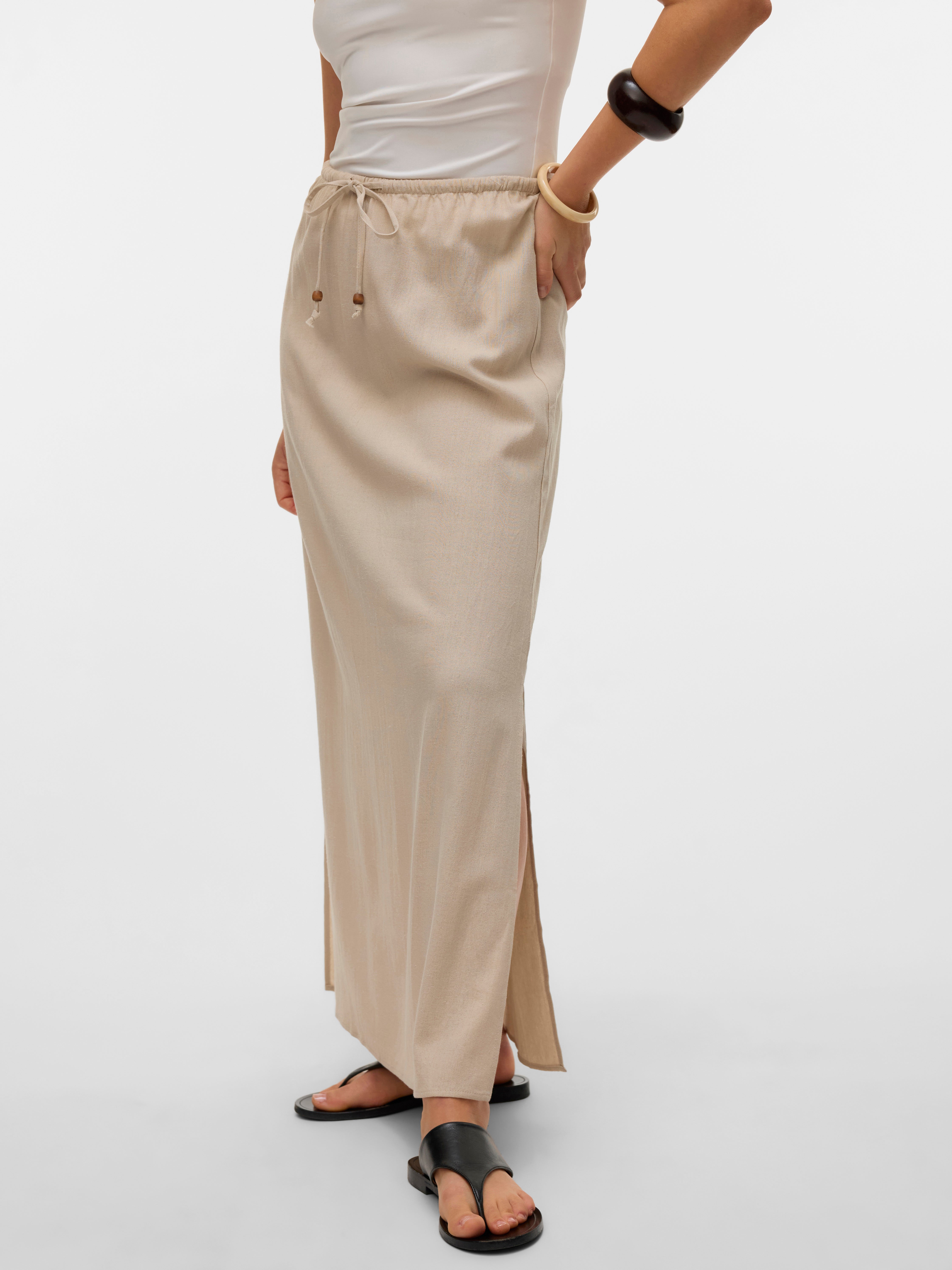 VMMYMILO Mid waist Lange rok