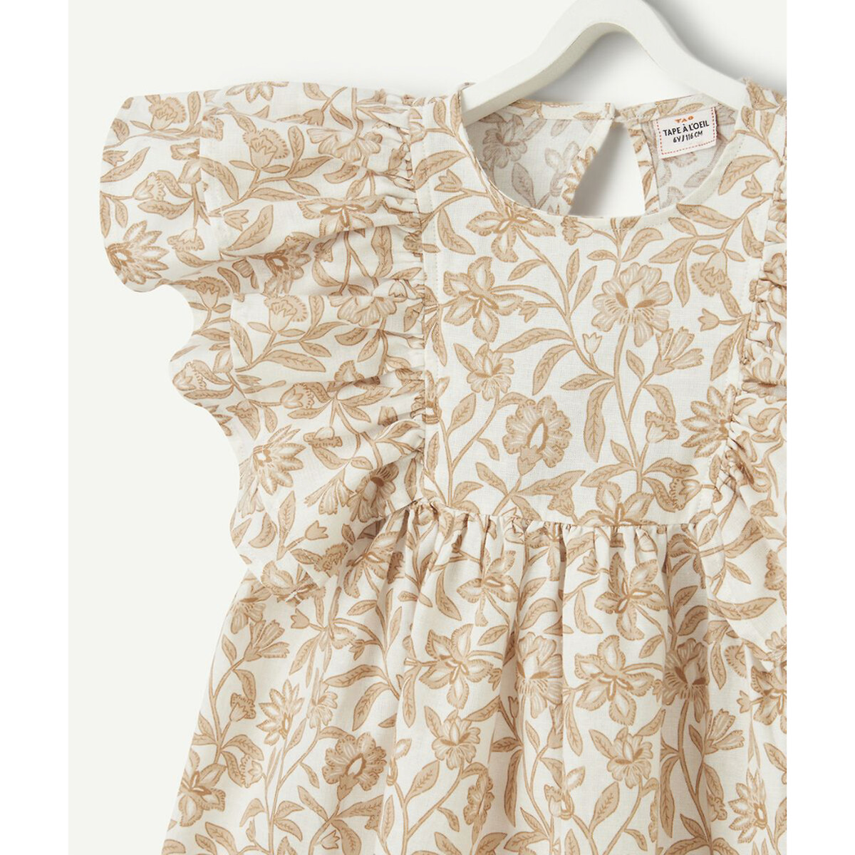TAPE A L'OEIL<br>Vestido estampado com mangas curtas