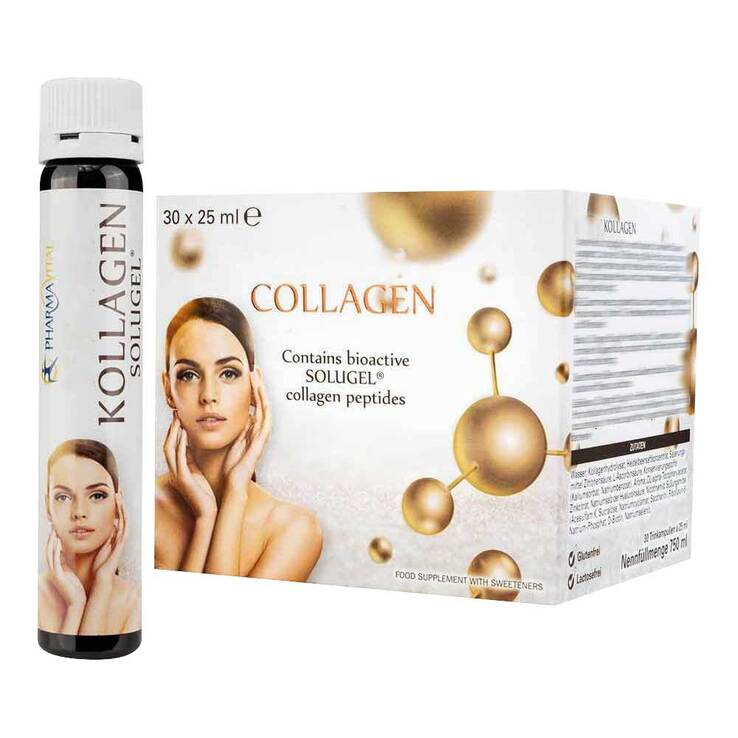 Collagen Hyaluron Solugel bioactive Ampulle, 30 St