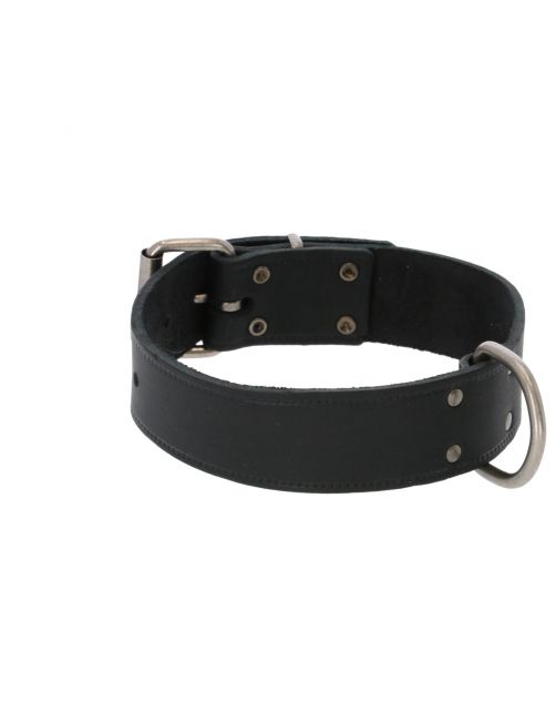 Adori Halsband Vetleder Met Print Zwart - Hondenhalsband
