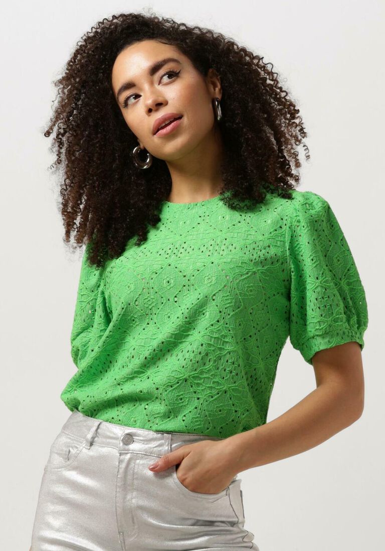 OBJECT groene object top objfeodora s/s top
