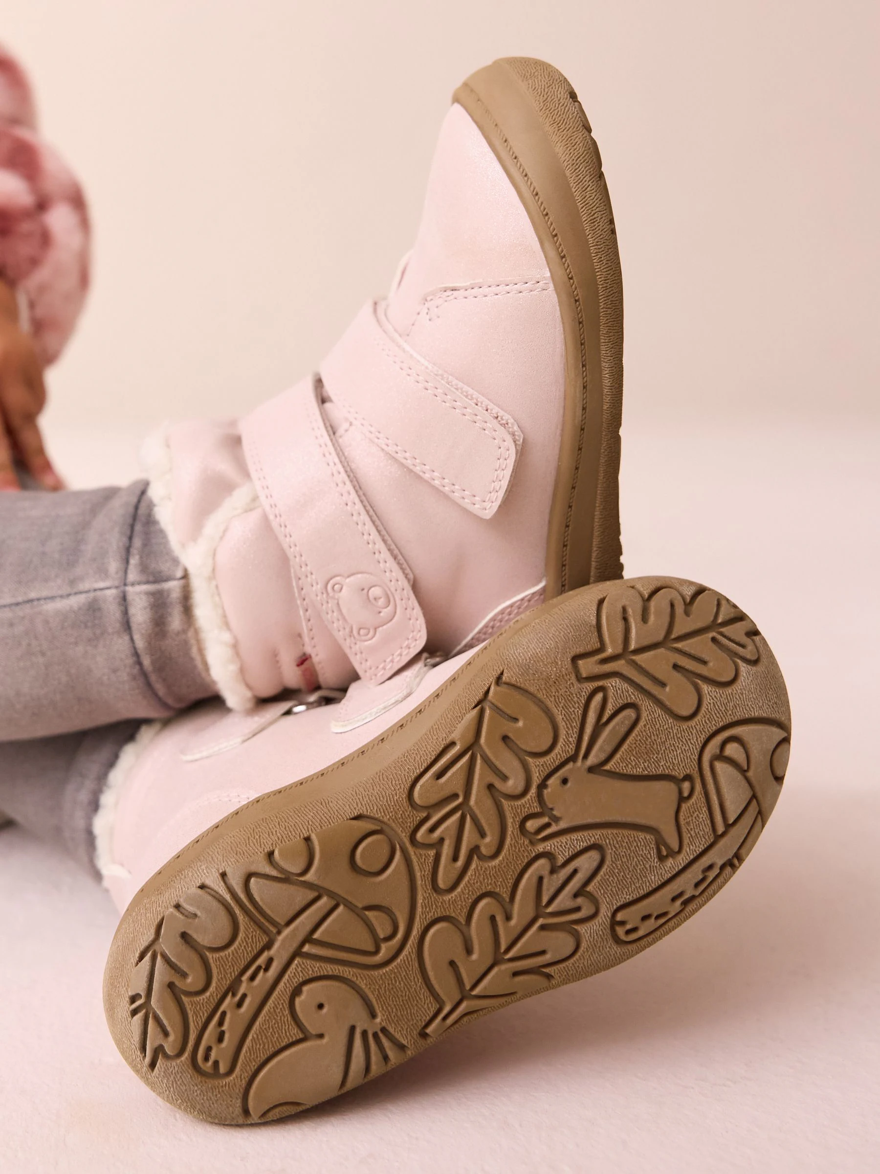 Roze - Waterproof Touch Fastening Boots