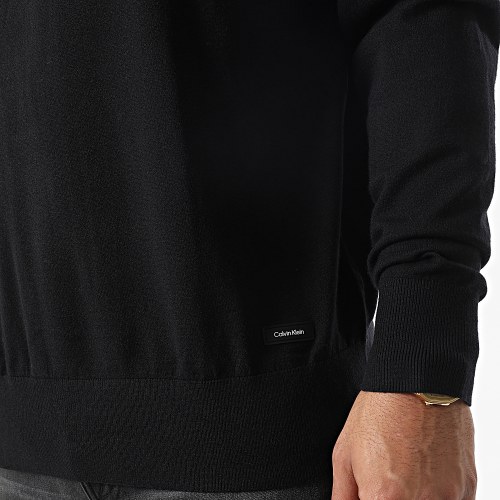 Pull Col Zippé 0722 Noir