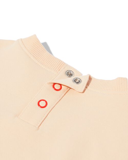 pull en sweat beautiful day pour bébé pêche