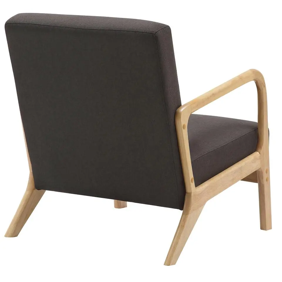 CLP Fauteuil Hibbing natura Frame - Hout - bruin