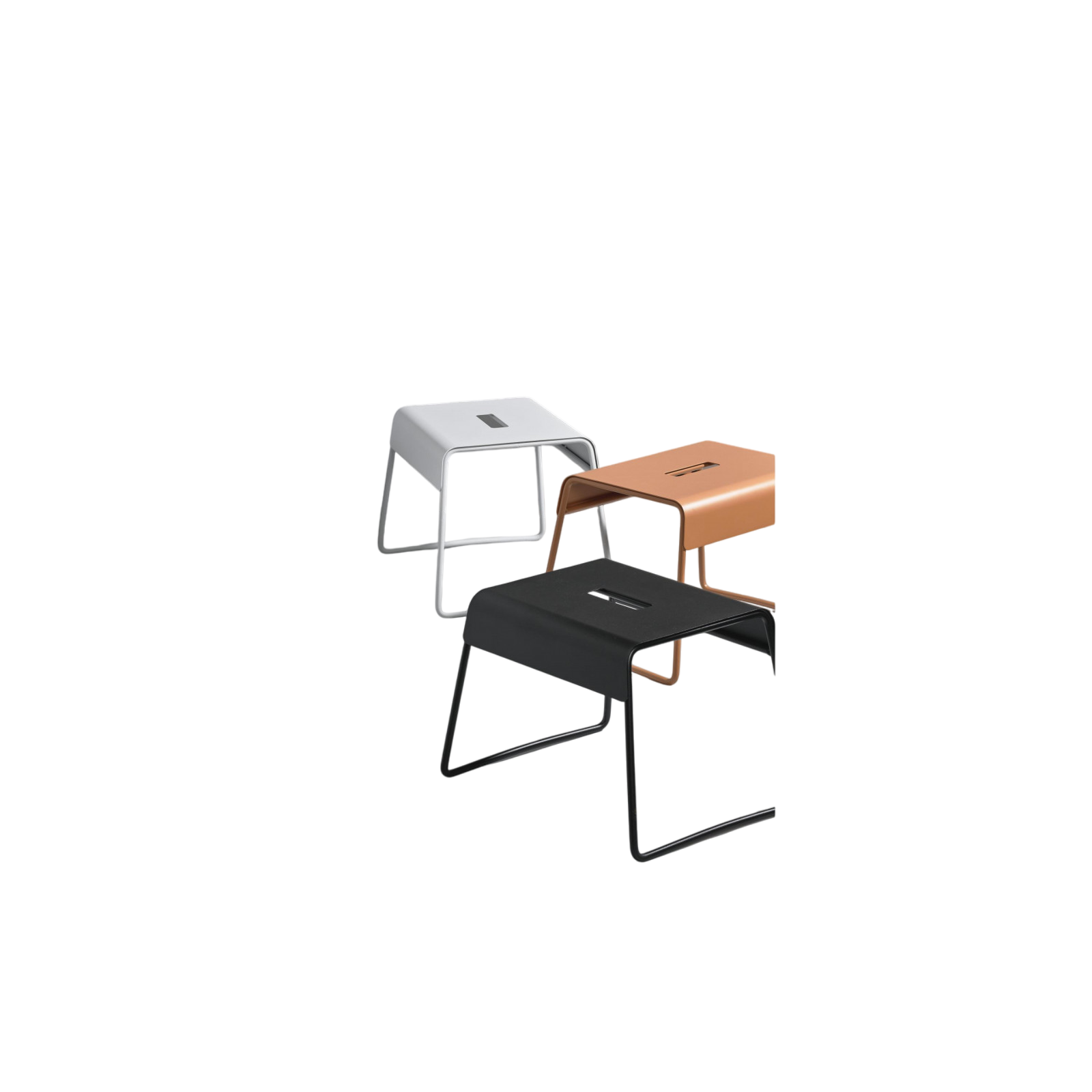 Hocker Stahl, Schwarz