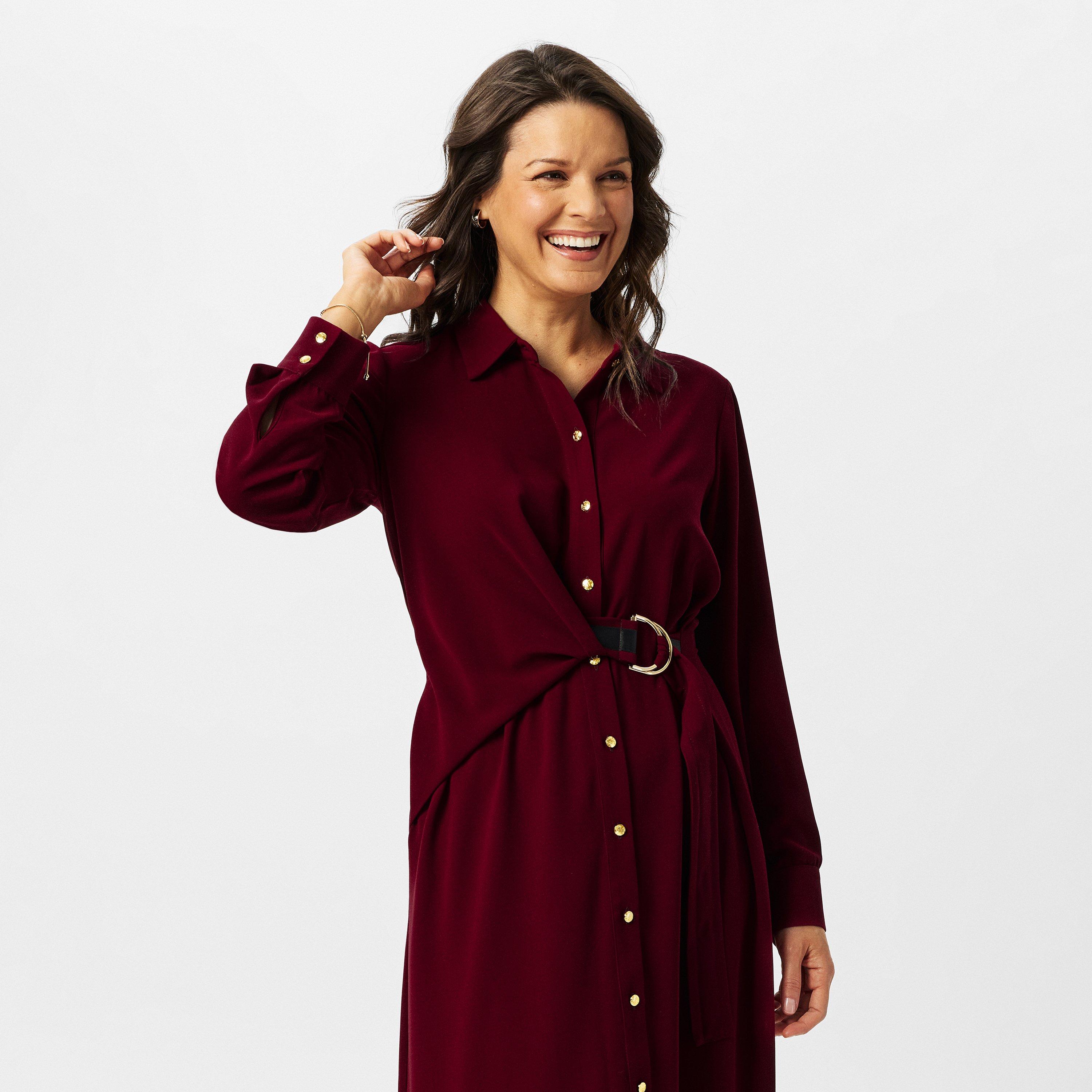 Biba Tie Shirt Dress