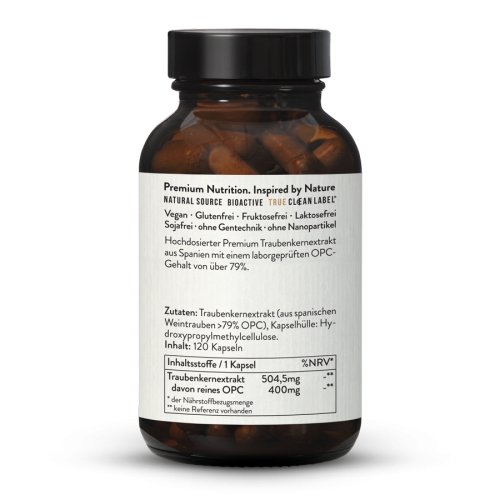 Sunday Natural Products OPC400 Forte Traubenkernextrakt