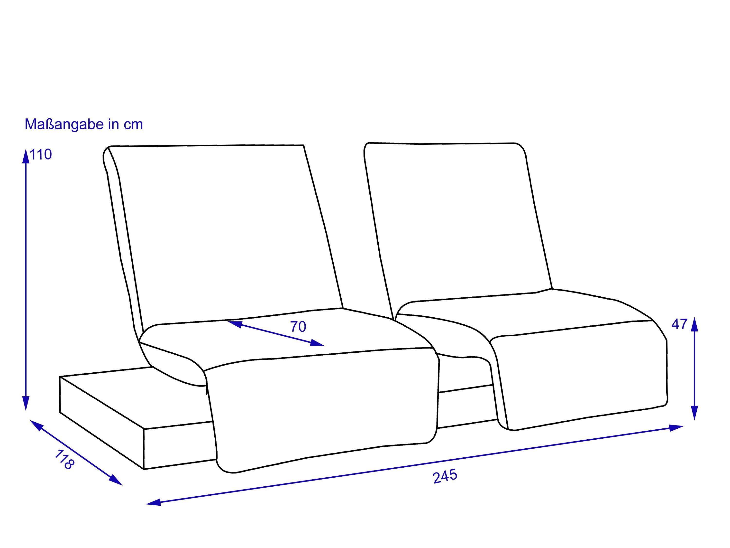 Sofa 2 Sitzer KOINOR EPOS