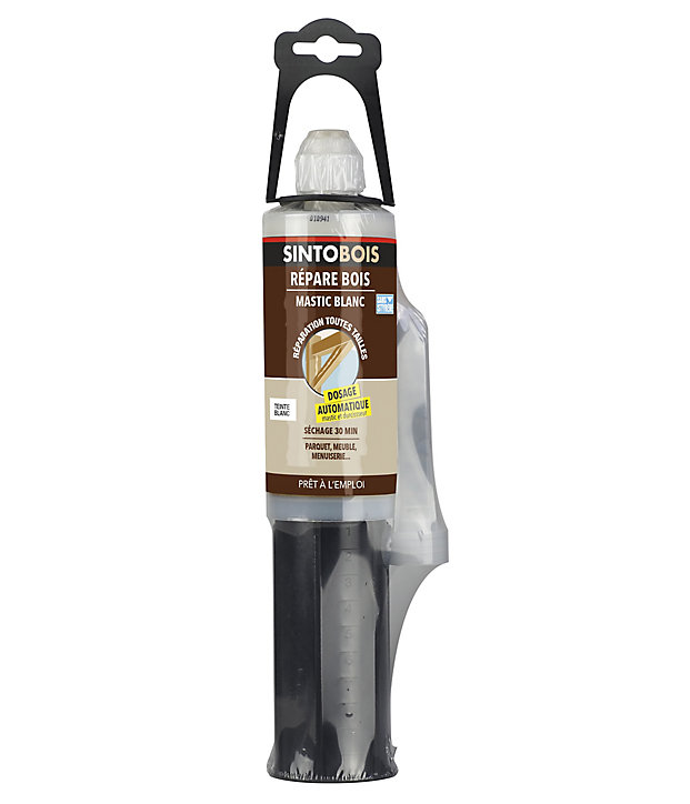 Répare bois teinte blanc Sintobois 150ml