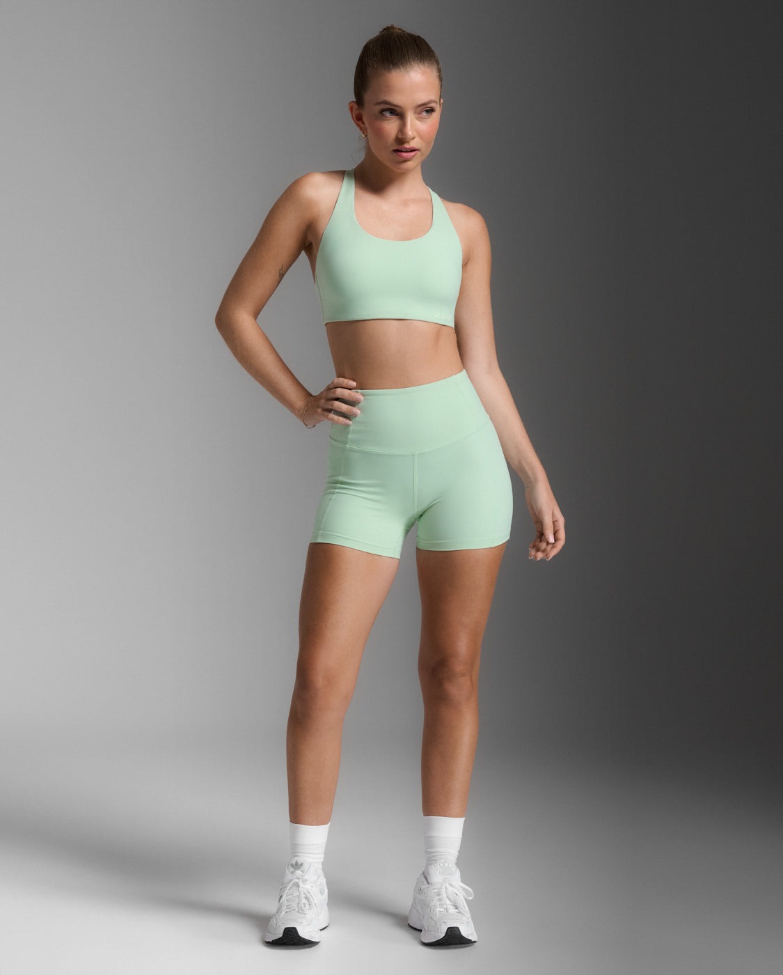 Form Hi-Rise Compression Shorts Dame Digital Mint/Digital Mint
